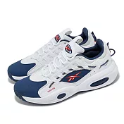 Reebok 籃球鞋 Solution Mid 男鞋 白 藍 緩衝 皮革 Iverson 運動鞋 GY0935