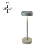【義大利UBIQUA】Standy 極簡工業風USB充電式檯燈(小款)- 薄荷綠