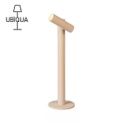 【義大利UBIQUA】Zoom 極簡風USB充電式檯燈(可調角度)- 杏色