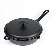 福介商店 日本南部鐵器 鑄鐵鍋 岩鑄 鑄鐵平底鍋 24cm 附鐵蓋