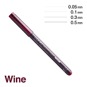 日本 COPIC 酷筆客 極細代針筆單支 酒紅 0.05