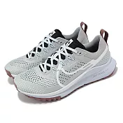 Nike 越野跑鞋 Wmns React Pegasus Trail 4 女鞋 灰 紫 緩震 抓地 郊山 健行 DJ6159-005