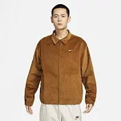 NIKE AS M NL HARRINGTON JACKET CORD 男燈芯絨外套-棕-DX9071270 M 棕色