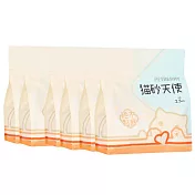 PETBERRY貓砂天使(6包) 純天然植物貓砂 貓砂 仿礦砂 珍珠砂 木薯砂 味道清香 無臭 不黏底 低粉塵 全新升級款(2.5KG)