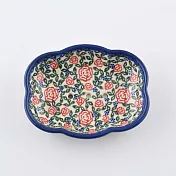 波蘭陶 綠野玫瑰系列 肥皂盤 波蘭手工製