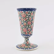 波蘭陶 綠野玫瑰系列 酒杯 波蘭手工製