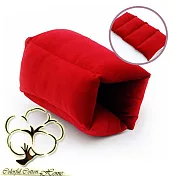 采棉居寢飾文化館 密絲絨多功能手枕(紅) 2入