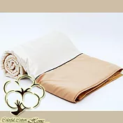 采棉居寢飾文化館 銀杏葉提花銀離子抗菌涼被(香檳色)