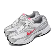 Nike 慢跑鞋 Wmns Nike Initiator 女鞋 白 銀 粉 網布 緩震 復古 老爹鞋 394053-101
