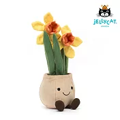英國 JELLYCAT 29cm 趣味水仙花盆栽 Amuseable Daffodil Pot
