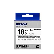 EPSON 原廠標籤帶 耐久型系列 LK-5WBVN 18mm 白底黑字 原廠標籤帶