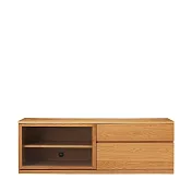 【MUJI 無印良品】橡木影音櫃/寬150CM