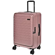 【SWICKY】24吋前開式奢華旅途系列旅行箱/行李箱(玫瑰金) 24吋 玫瑰金