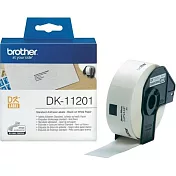 Brother 定型標籤帶 DK-11201 (29x90mm 白底黑字) 耐久型紙質 原廠公司貨