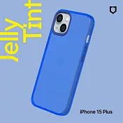 犀牛盾 iPhone 15 Plus (6.7吋) JellyTint透明防摔手機殼(抗黃終生保固)- 激光藍