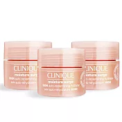CLINIQUE 倩碧 水磁場100H活水迴圈保濕凝膠(15ml)X3超值組-公司貨