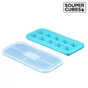 【Souper Cubes】多功能食品級矽膠保鮮盒-湖水綠-10格(30ML/格)