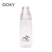 【WOKY X 三麗鷗】Kitty聯名ECOZEN 透明瓶600ml 海畔冒險