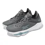 Asics 籃球鞋 Nova Surge Low 男鞋 灰 綠 緩衝 支撐 回彈 運動鞋 亞瑟士 1061A043021 26cm STEEL GREY/TEAL TINT