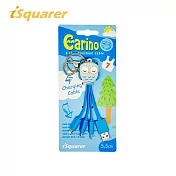iSquarer Carino三合一鑰匙圈充電線(多款可選) 藍色貓頭鷹