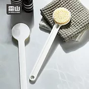 【日本霜山】長柄軟毛沐浴刷/搓澡刷背去角質刷