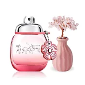 COACH 桃花朵朵嫣紅芙洛麗水晶組-國際航空版
