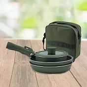 仙德曼露營鍋具組-24cm不沾鍋系列-2組