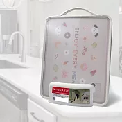 瑪露塔 316不鏽鋼抗菌防霉雙面砧板-1入 +贈送砧板架 X 1入