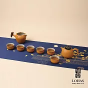 【陸寶LOHAS】風生水起茶組-琉璃黃 一壺一海六杯 甲辰龍年好禮