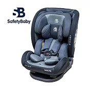 【適德寶SafetyBaby】Malta 0-12歲全年齡雙向汽車安全座椅-深空灰