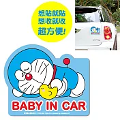 【Doraemon 哆啦A夢 】磁性車身貼 BABY IN CAR(台灣製)
