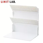 LIHIT LAB A-3577 雙層書架 白色