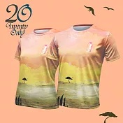 【2Only】|瀕危動物系列-短袖T恤-大人-男女同款- M 非洲象