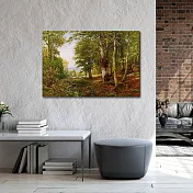 【御畫房】綠林小鹿之一 國家一級畫師手繪油畫60×90cm VF-192 (客製商品)