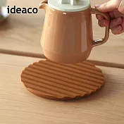 【日本ideaco】usumono 矽膠隔熱鍋墊- 慄棕
