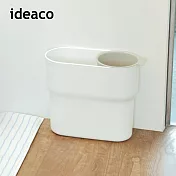 【日本ideaco】極簡風小型分類垃圾桶/收納桶-7L- 白/沙白