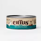 紐西蘭 CRIUS克瑞斯天然無穀全齡貓用低敏主食餐罐_低敏鴨_90克_24罐