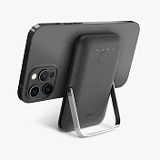 UNIQ Hoveo 5000mAh 20W支架款磁吸行動電源 支援磁吸 灰色