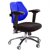 GXG 低雙背 電腦椅(鋁腳/4D弧面摺疊手) TW-2603 LU1D