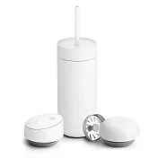 【FELLOW】474ml 禮盒組V3 卡特隨行真空陶瓷咖啡保溫杯 一杯三蓋 Carter Kit  霧面白