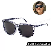 【SUNS】百搭質感墨鏡 時尚大框眼鏡 男女款 時尚不退流行 抗UV400 S601 豹紋灰框