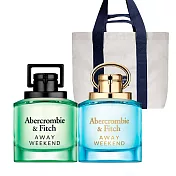 【ABERCROMBIE & FITCH】沐光之境男性淡香水/沐光之境女性淡香精100ml任選(贈A&F時光托特包) 無 沐光之境女性淡香精100ml