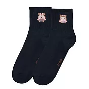 【ONEDER旺達棉品】迪士尼UFUFY系列中筒襪 奇奇蒂蒂 小熊維尼 米奇米妮 小熊維尼 史迪奇 Disney限定系列襪 台灣製棉襪女襪- UFUFY系列-米妮 UF-A306