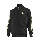 PUMA 流行系列Golden Sprint 男立領外套(M)-黑-62582101 XL 黑色