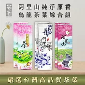 【茶曉得】阿里山高山烏龍茶葉-純淨原香綜合組(150g*6)