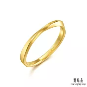 【點睛品】莫比烏斯環 黃金戒指 計價黃金(港圍05號)
