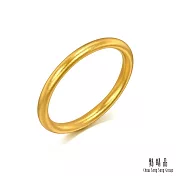【點睛品】簡約細環黃金戒指 計價黃金(港圍08號)