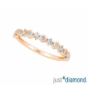 【Just Diamond】星空環繞 18K金鑽石戒指(港圍) 13 玫瑰金