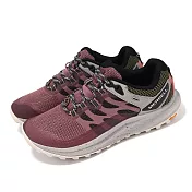 Merrell 戶外鞋 Antora 3 女鞋 紅 黑 抗撕裂 網布 支撐 黃金大底 郊山 健行 運動鞋 ML067832