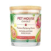 美國 PET HOUSE 室內除臭寵物香氛蠟燭 240g-熱帶水果